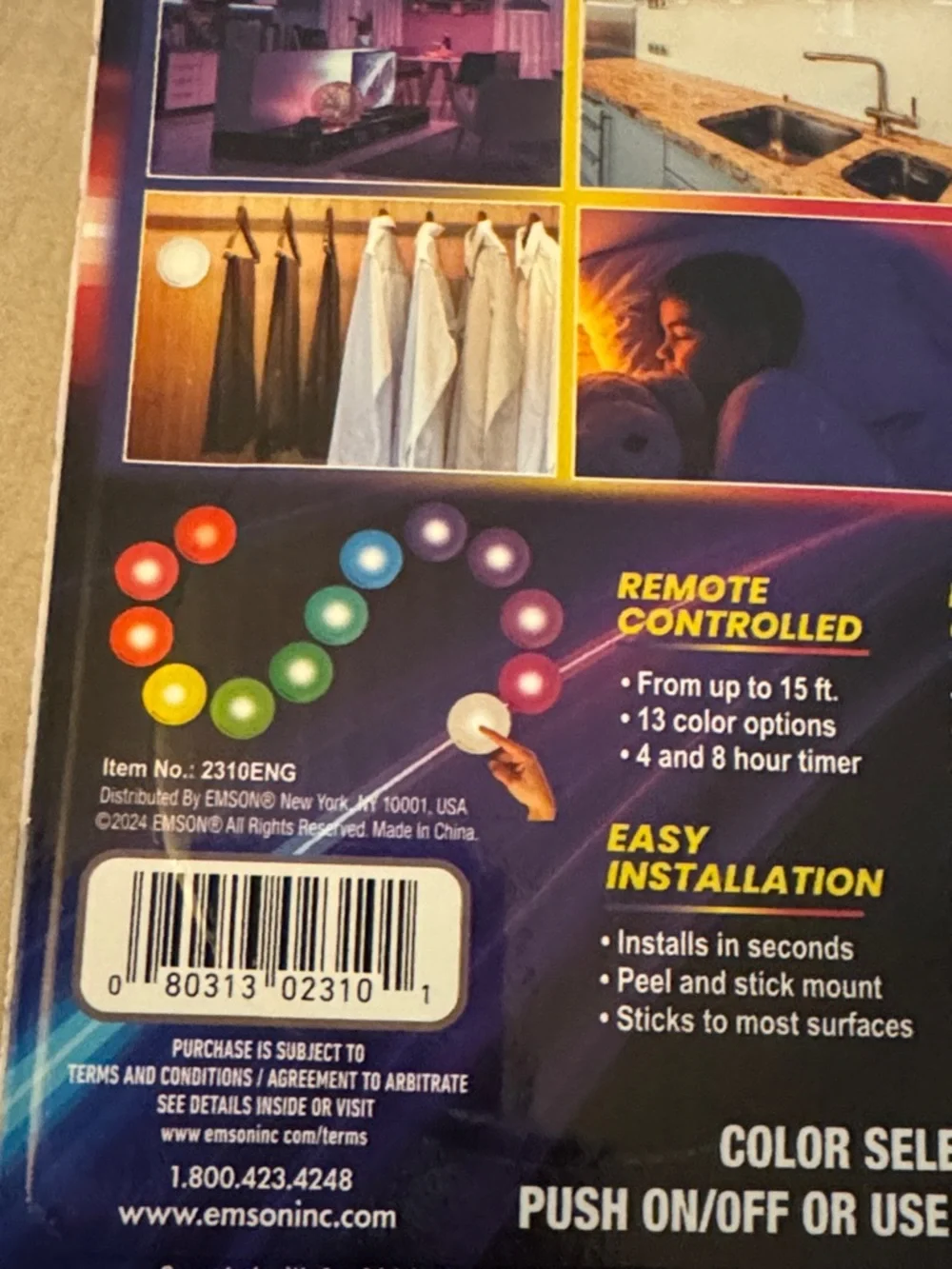 Color changing wireless LED lights - Picture 3 of 3